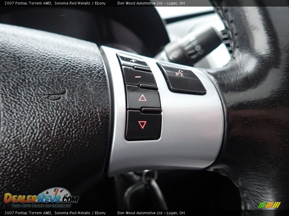 2007 Pontiac Torrent AWD Sonoma Red Metallic / Ebony Photo #35