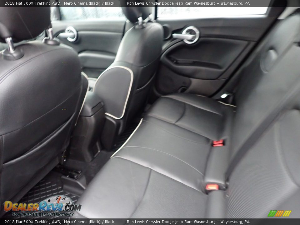 2018 Fiat 500X Trekking AWD Nero Cinema (Black) / Black Photo #12