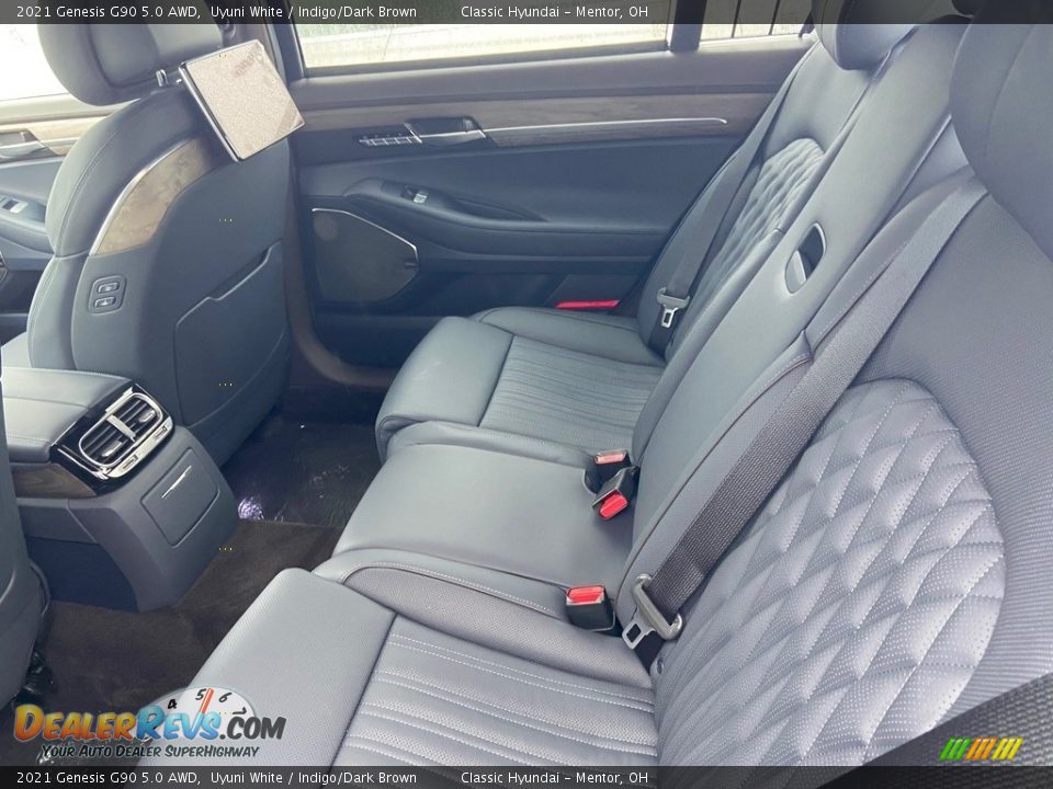 Rear Seat of 2021 Genesis G90 5.0 AWD Photo #5