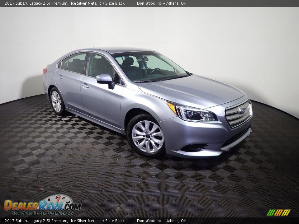 2017 Subaru Legacy 2.5i Premium Ice Silver Metallic / Slate Black Photo #3