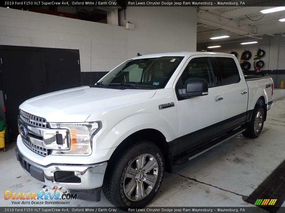 2019 Ford F150 XLT SuperCrew 4x4 Oxford White / Earth Gray Photo #1