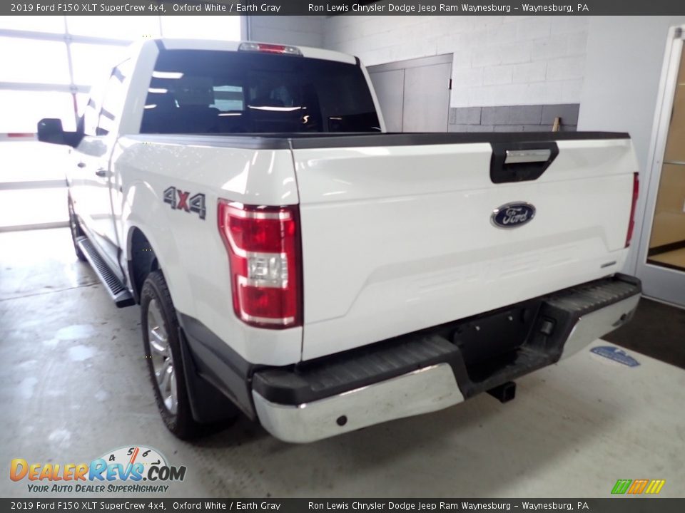 2019 Ford F150 XLT SuperCrew 4x4 Oxford White / Earth Gray Photo #4