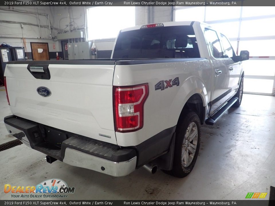 2019 Ford F150 XLT SuperCrew 4x4 Oxford White / Earth Gray Photo #6