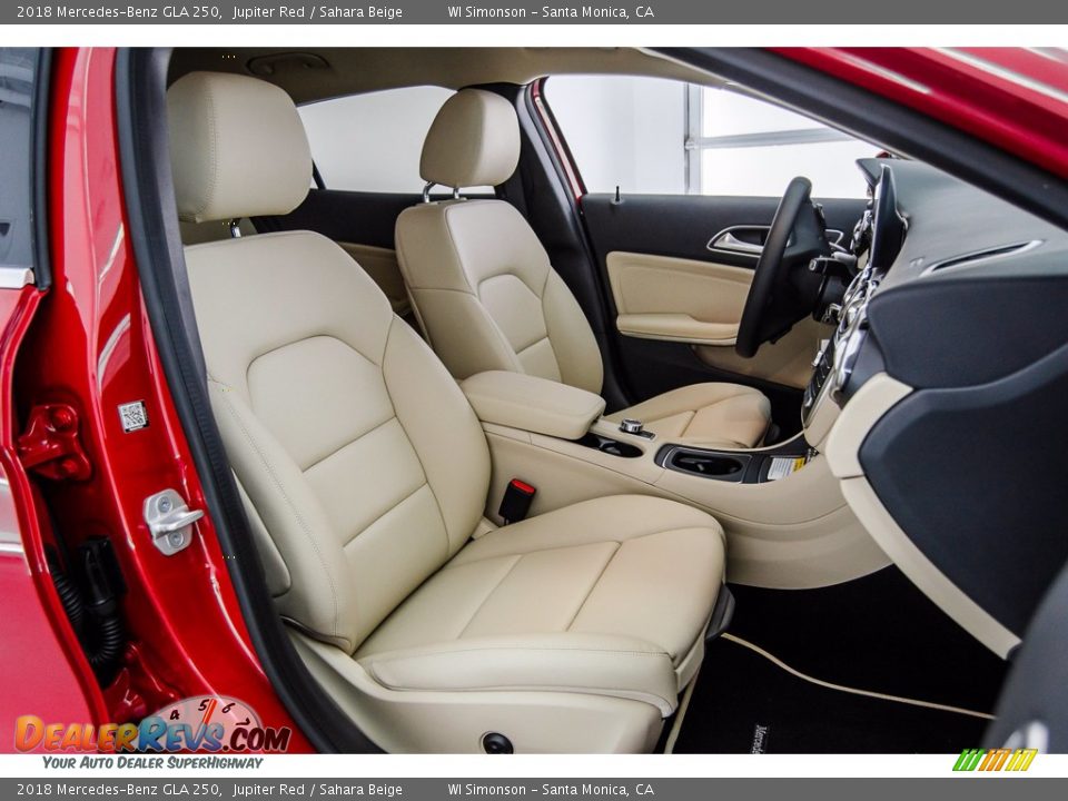 2018 Mercedes-Benz GLA 250 Jupiter Red / Sahara Beige Photo #2