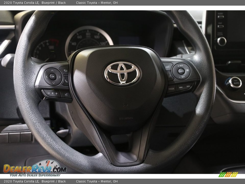 2020 Toyota Corolla LE Blueprint / Black Photo #7