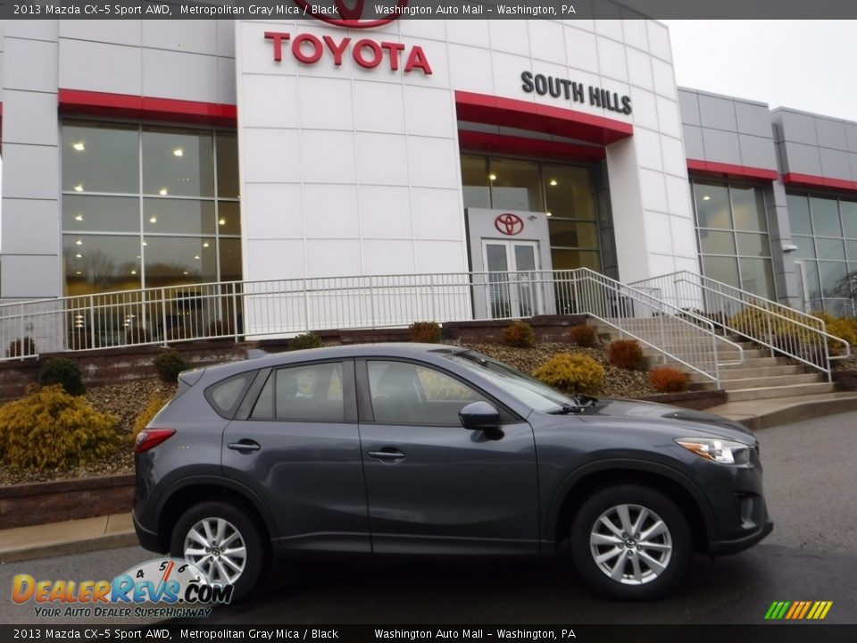 2013 Mazda CX-5 Sport AWD Metropolitan Gray Mica / Black Photo #2