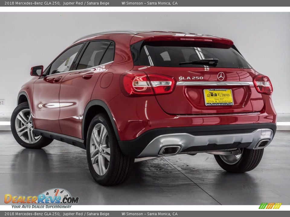 2018 Mercedes-Benz GLA 250 Jupiter Red / Sahara Beige Photo #3