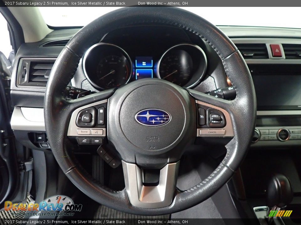 2017 Subaru Legacy 2.5i Premium Ice Silver Metallic / Slate Black Photo #27