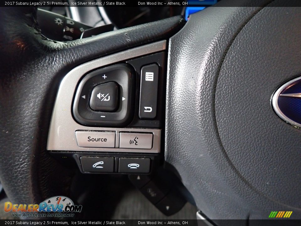 2017 Subaru Legacy 2.5i Premium Ice Silver Metallic / Slate Black Photo #29