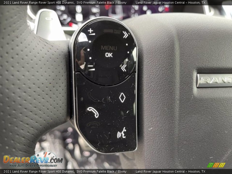 2021 Land Rover Range Rover Sport HSE Dynamic Steering Wheel Photo #16