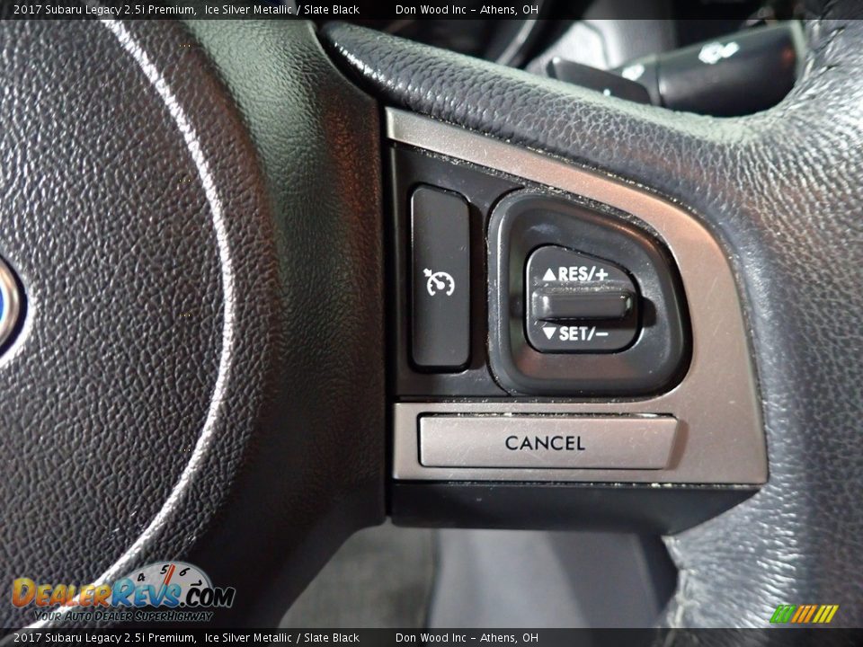 2017 Subaru Legacy 2.5i Premium Ice Silver Metallic / Slate Black Photo #30