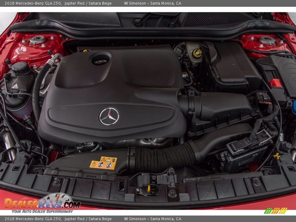 2018 Mercedes-Benz GLA 250 Jupiter Red / Sahara Beige Photo #8