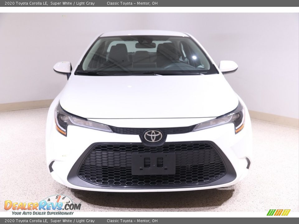 2020 Toyota Corolla LE Super White / Light Gray Photo #2