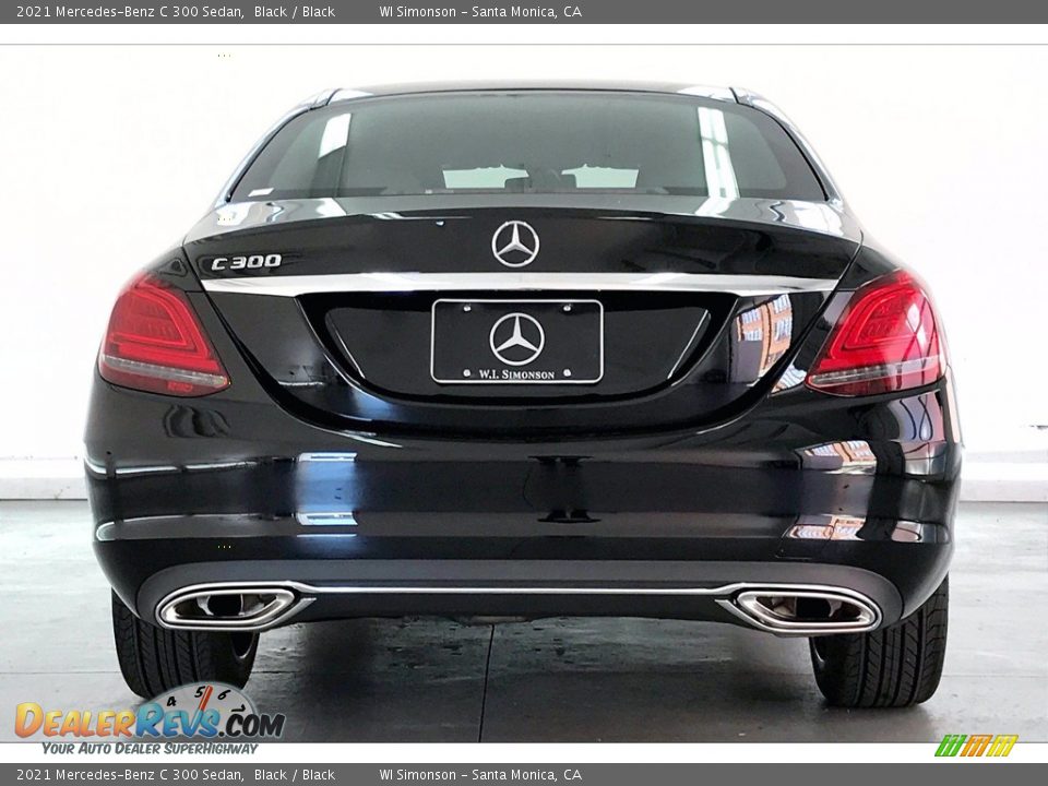 2021 Mercedes-Benz C 300 Sedan Black / Black Photo #3