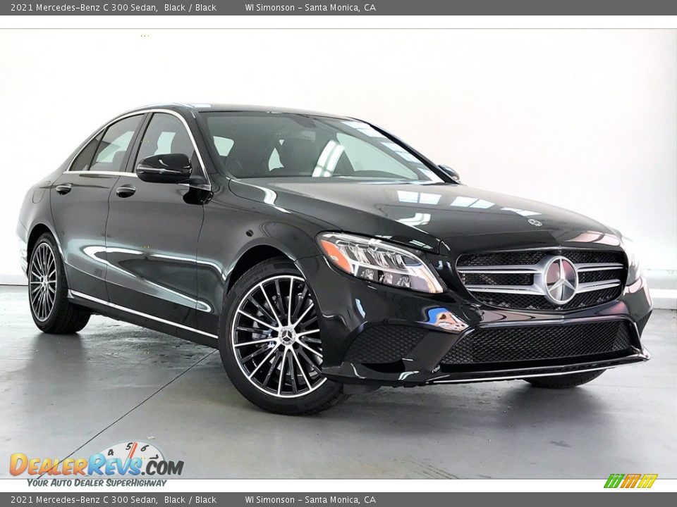 2021 Mercedes-Benz C 300 Sedan Black / Black Photo #12