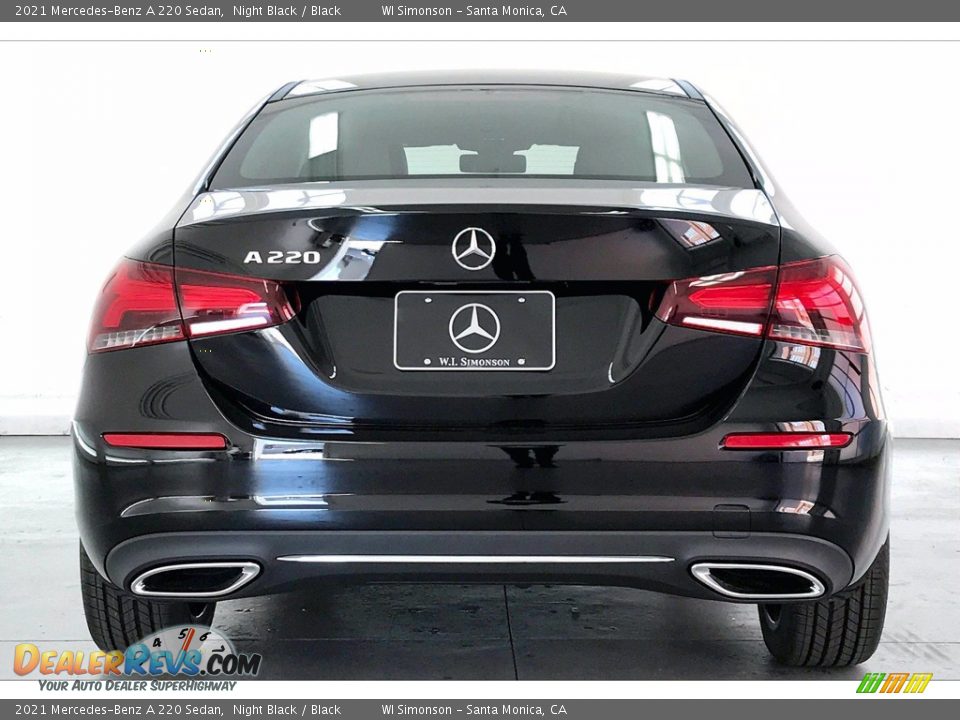 2021 Mercedes-Benz A 220 Sedan Night Black / Black Photo #3