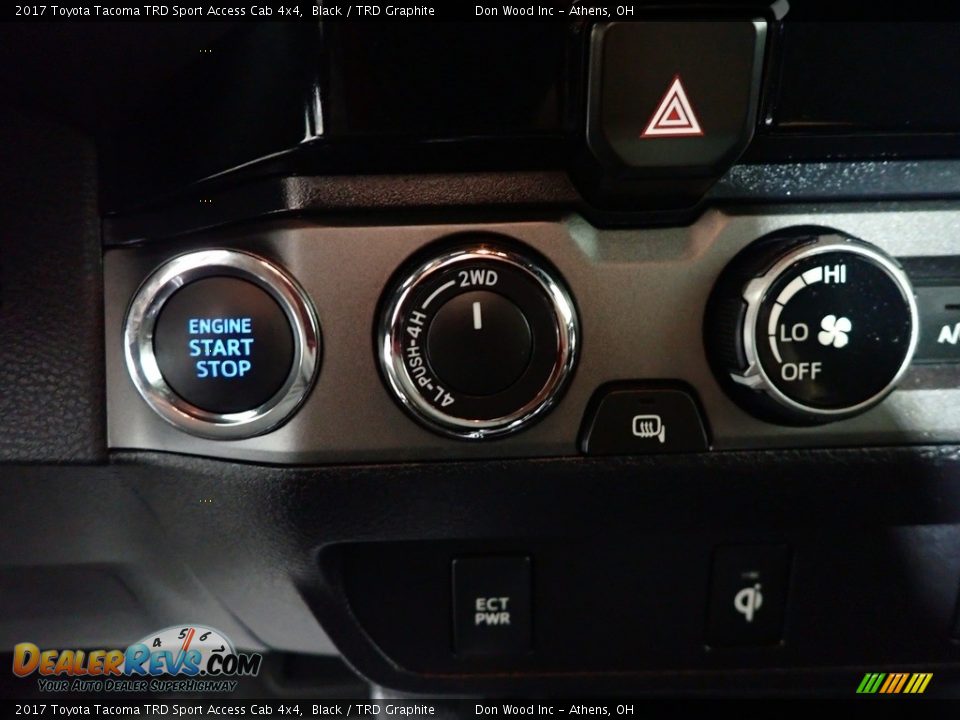 2017 Toyota Tacoma TRD Sport Access Cab 4x4 Black / TRD Graphite Photo #31