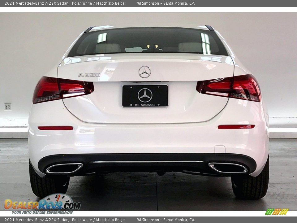 2021 Mercedes-Benz A 220 Sedan Polar White / Macchiato Beige Photo #3