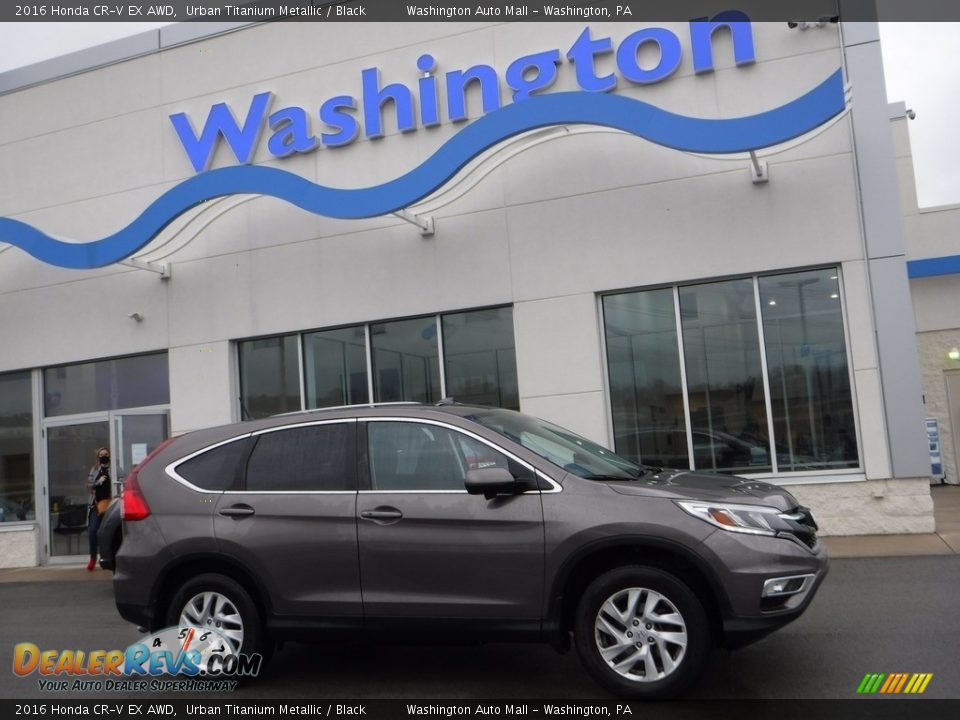 2016 Honda CR-V EX AWD Urban Titanium Metallic / Black Photo #2