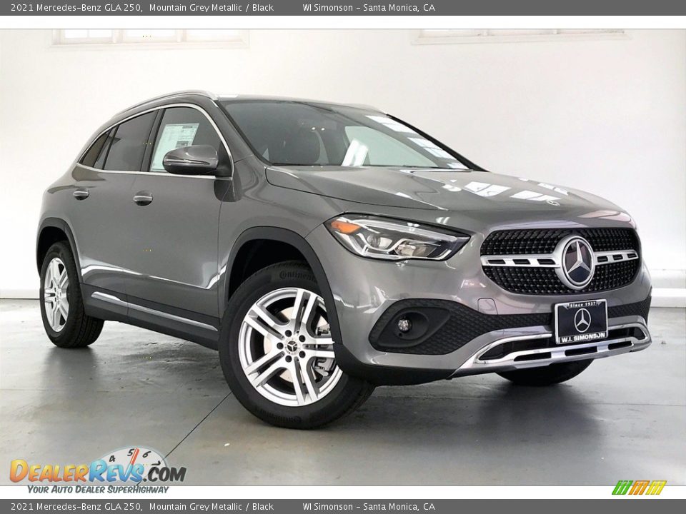 2021 Mercedes-Benz GLA 250 Mountain Grey Metallic / Black Photo #10