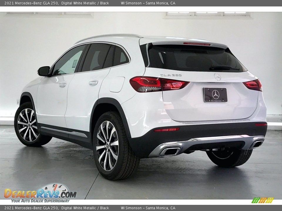 2021 Mercedes-Benz GLA 250 Digital White Metallic / Black Photo #2