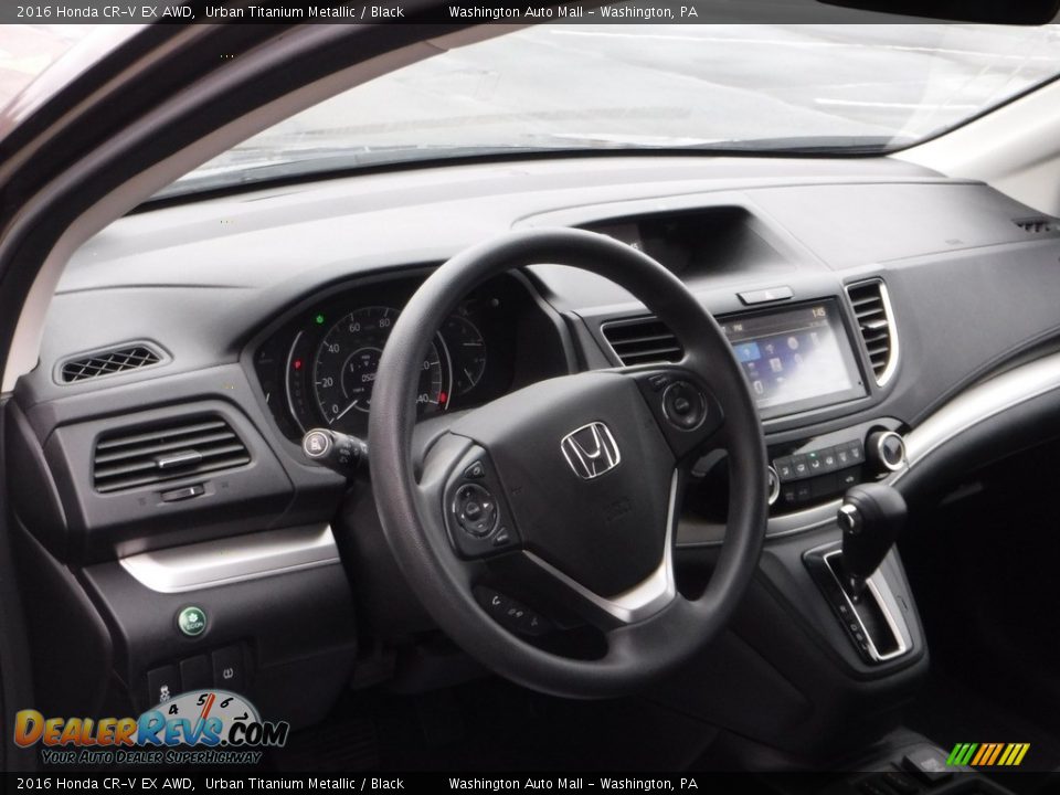 2016 Honda CR-V EX AWD Urban Titanium Metallic / Black Photo #12