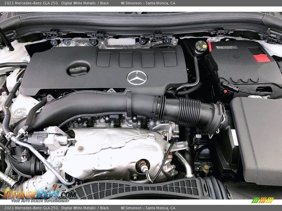 2021 Mercedes-Benz GLA 250 Digital White Metallic / Black Photo #8
