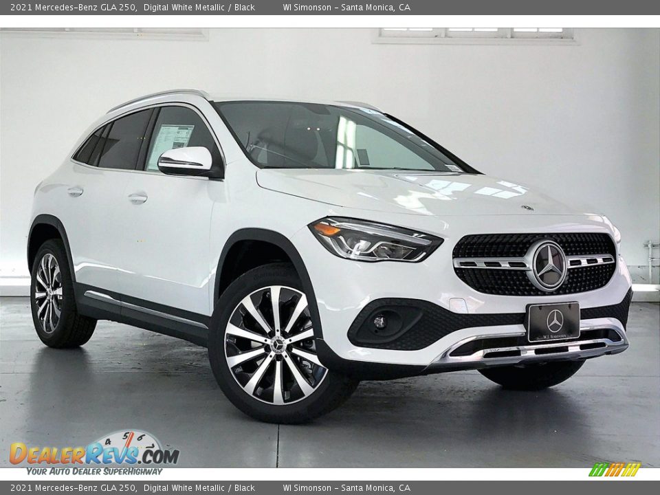 2021 Mercedes-Benz GLA 250 Digital White Metallic / Black Photo #12