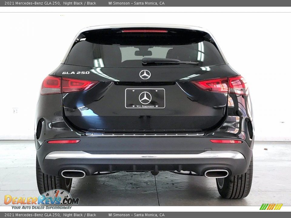 2021 Mercedes-Benz GLA 250 Night Black / Black Photo #3