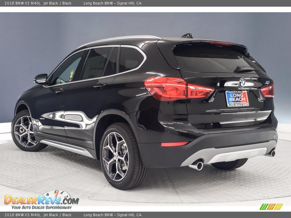 2018 BMW X3 M40i Jet Black / Black Photo #3