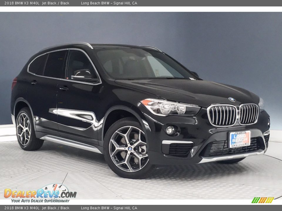 2018 BMW X3 M40i Jet Black / Black Photo #12