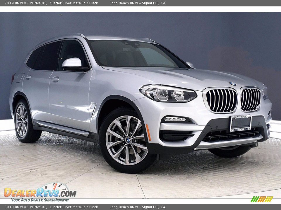 2019 BMW X3 xDrive30i Glacier Silver Metallic / Black Photo #1