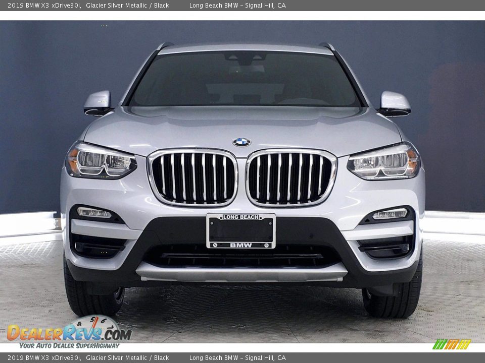 2019 BMW X3 xDrive30i Glacier Silver Metallic / Black Photo #2