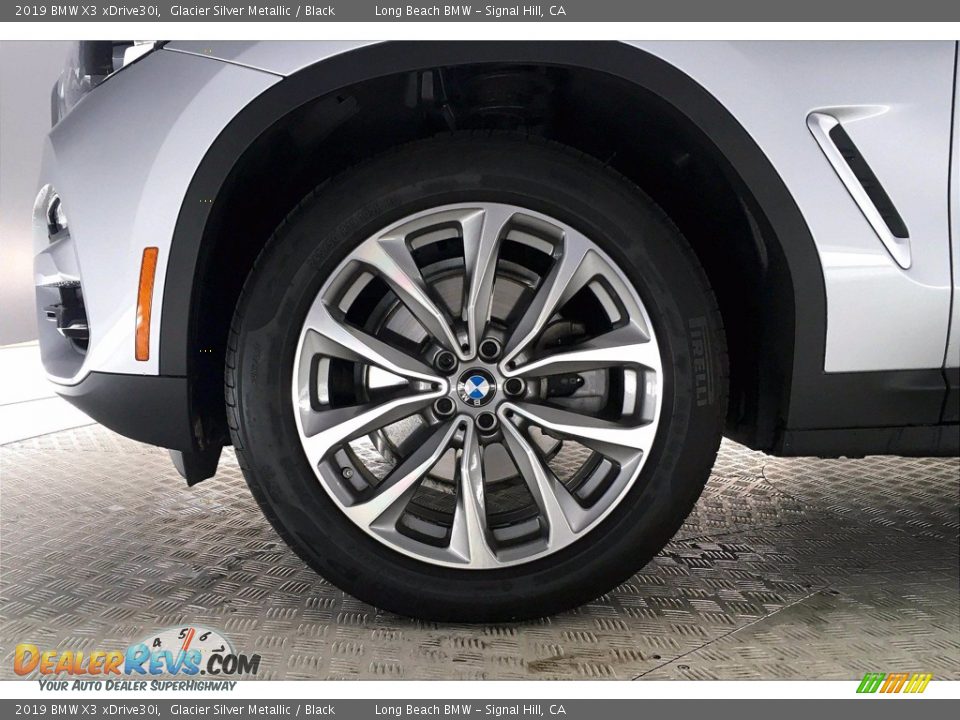 2019 BMW X3 xDrive30i Glacier Silver Metallic / Black Photo #8
