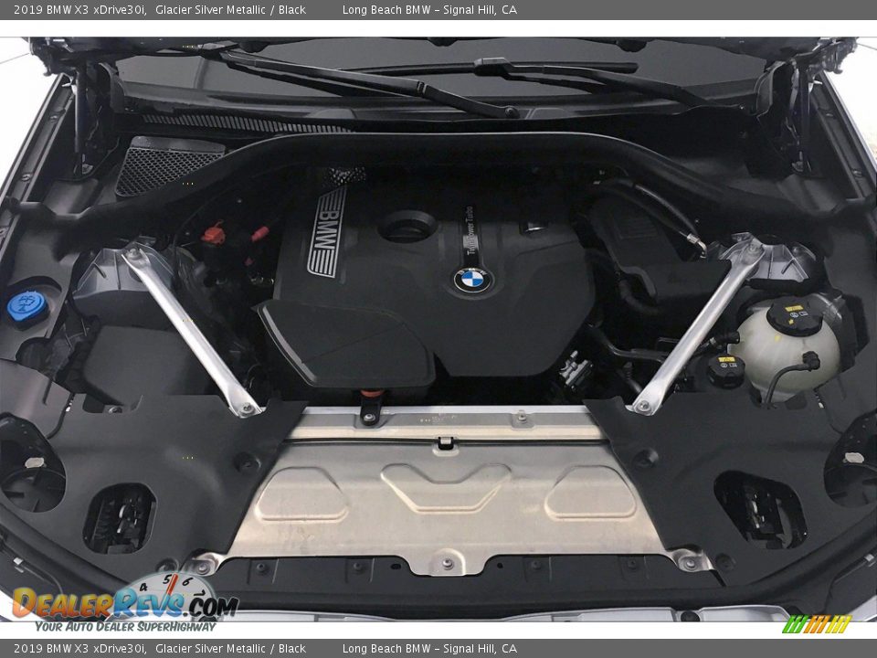 2019 BMW X3 xDrive30i Glacier Silver Metallic / Black Photo #9