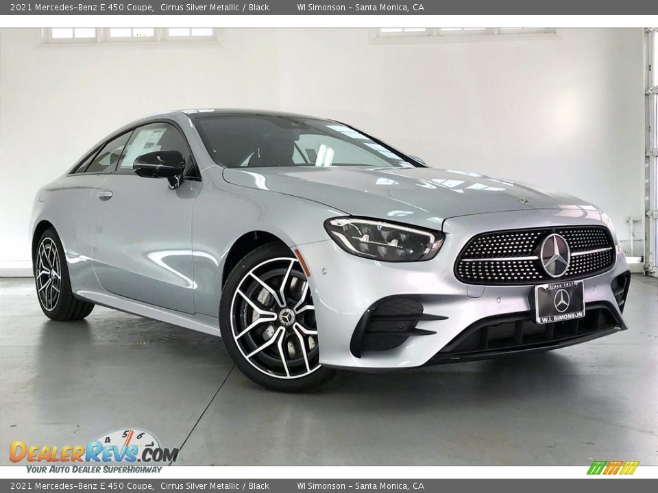 Front 3/4 View of 2021 Mercedes-Benz E 450 Coupe Photo #10