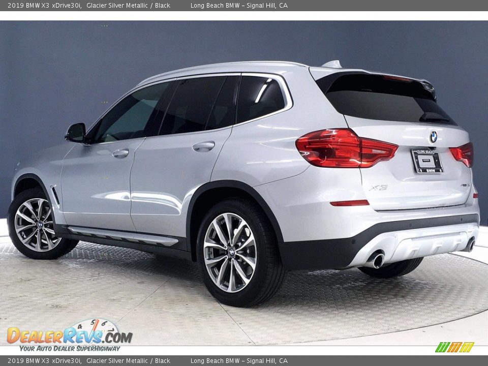 2019 BMW X3 xDrive30i Glacier Silver Metallic / Black Photo #10