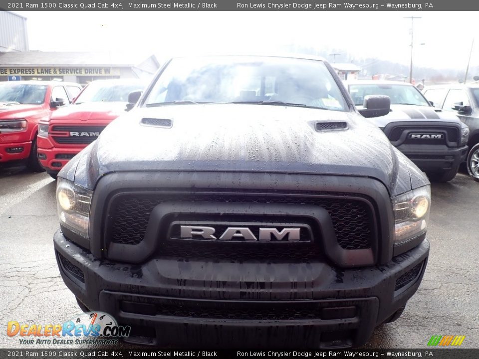 2021 Ram 1500 Classic Quad Cab 4x4 Maximum Steel Metallic / Black Photo #8