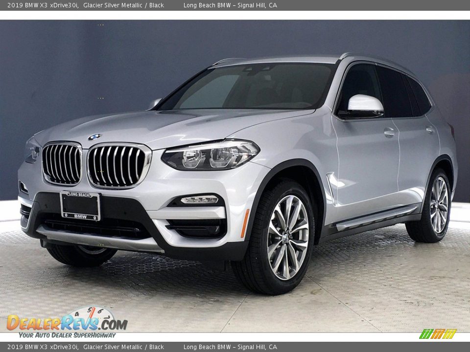 2019 BMW X3 xDrive30i Glacier Silver Metallic / Black Photo #12