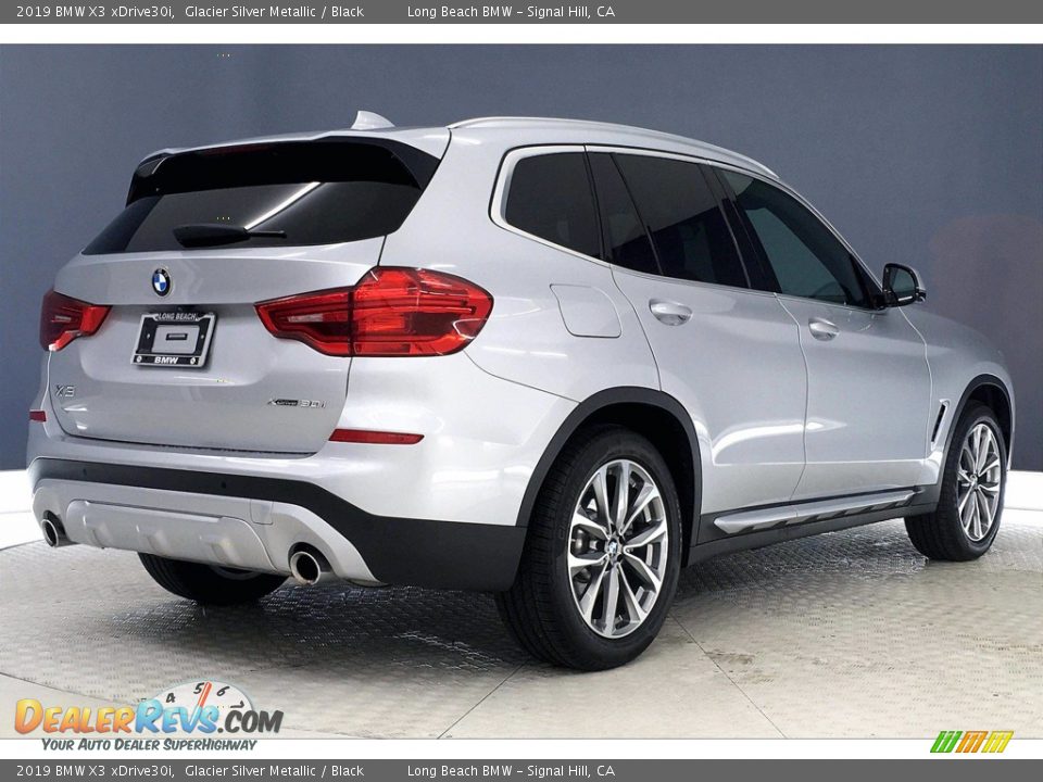 2019 BMW X3 xDrive30i Glacier Silver Metallic / Black Photo #13