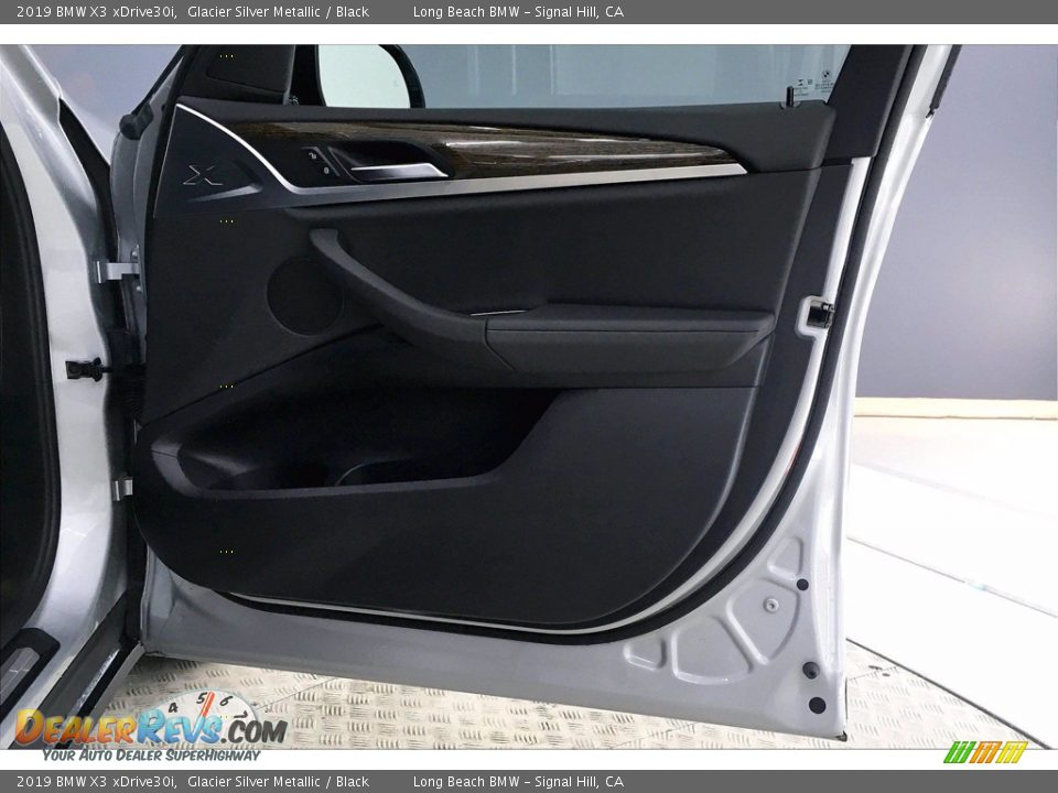 2019 BMW X3 xDrive30i Glacier Silver Metallic / Black Photo #24