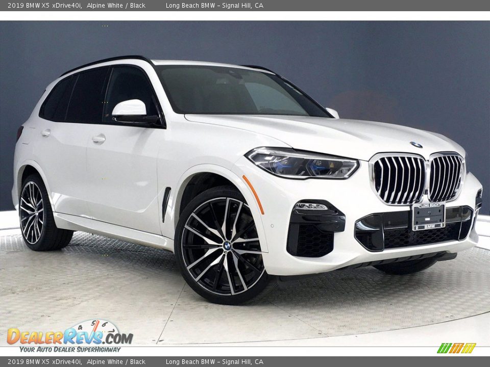 2019 BMW X5 xDrive40i Alpine White / Black Photo #1