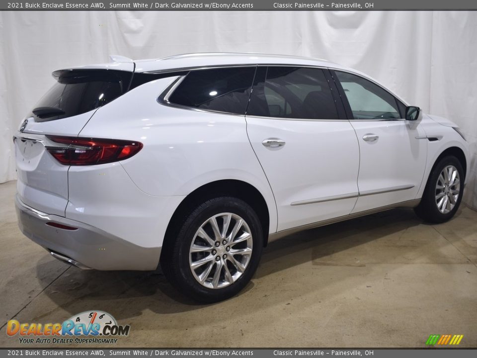 2021 Buick Enclave Essence AWD Summit White / Dark Galvanized w/Ebony Accents Photo #2