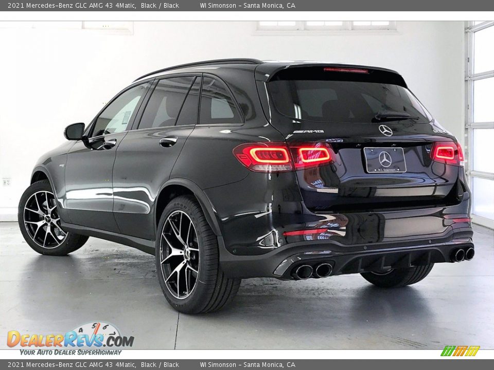 2021 Mercedes-Benz GLC AMG 43 4Matic Black / Black Photo #2