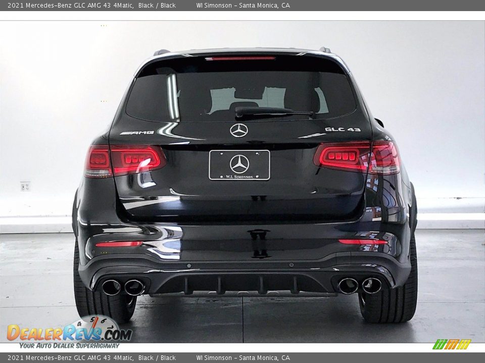 2021 Mercedes-Benz GLC AMG 43 4Matic Black / Black Photo #3