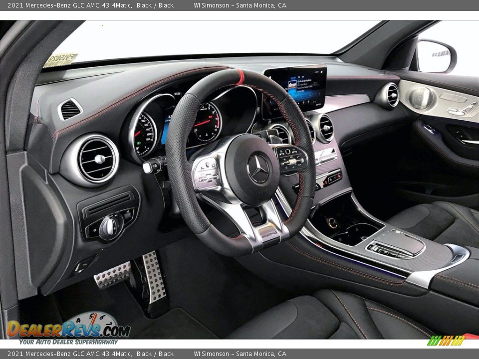 2021 Mercedes-Benz GLC AMG 43 4Matic Black / Black Photo #4