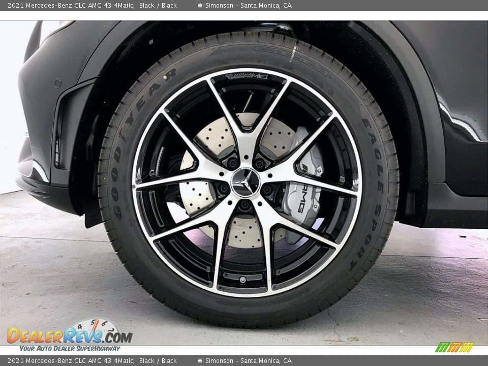 2021 Mercedes-Benz GLC AMG 43 4Matic Black / Black Photo #9