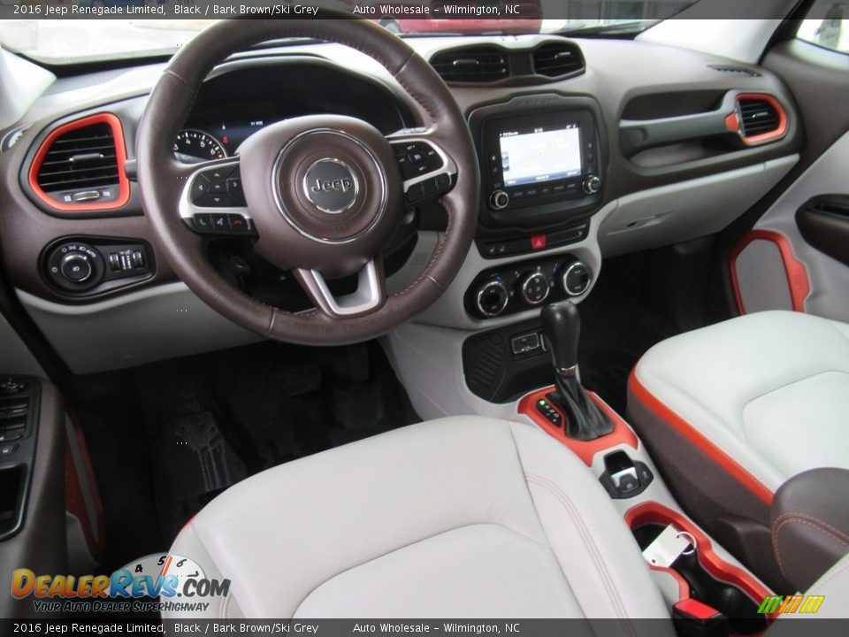 2016 Jeep Renegade Limited Black / Bark Brown/Ski Grey Photo #14