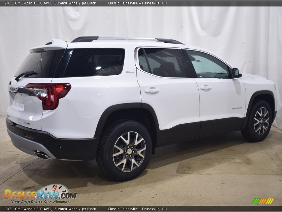 2021 GMC Acadia SLE AWD Summit White / Jet Black Photo #2