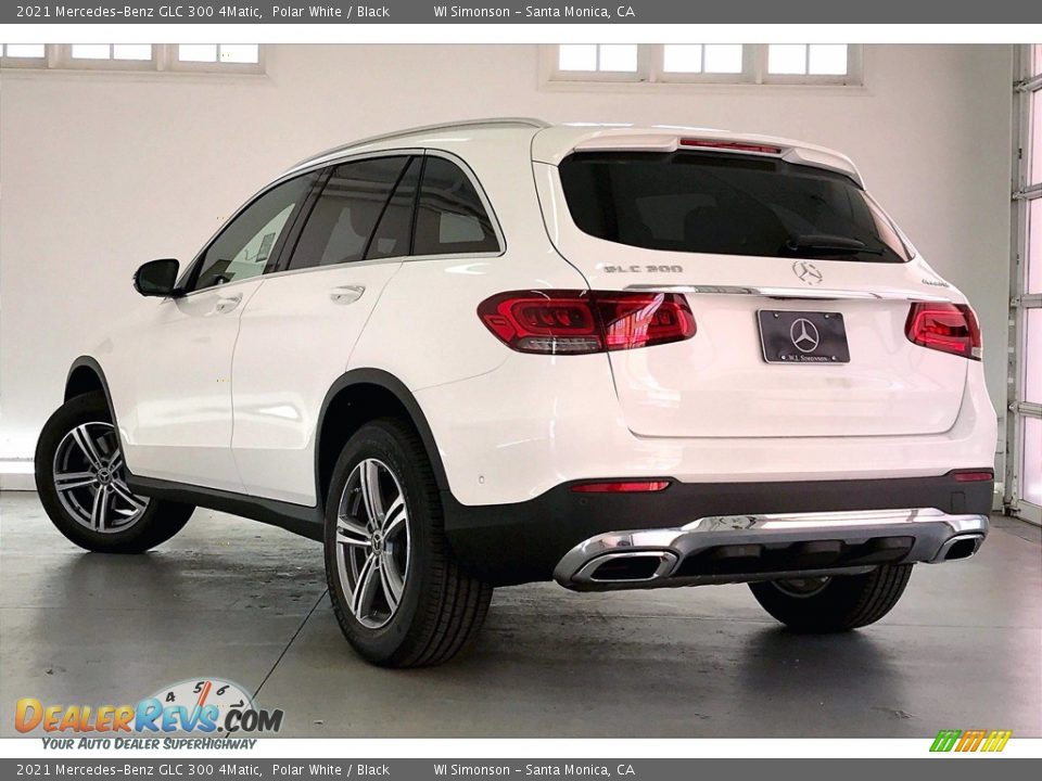 2021 Mercedes-Benz GLC 300 4Matic Polar White / Black Photo #2